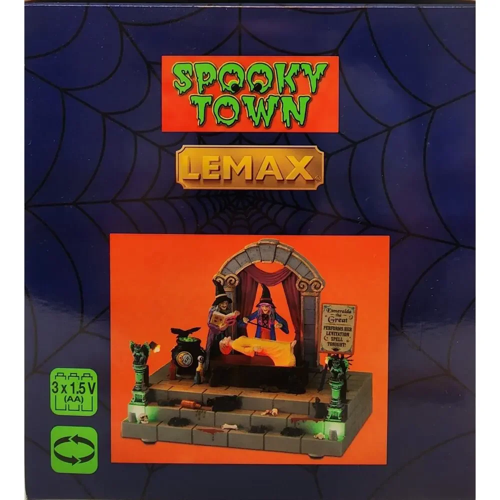 Lemax Spooky Town 2021 Esmeralda The Great Lighted Table Accent Halloween #14825